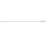 White Gold 1mm Wheat Chain, 20"