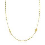 Gold Rosary Necklace