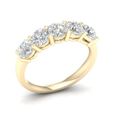 2ctw Lab Grown Diamond 5-Stone Band
