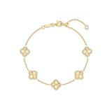 Lafonn Gold Clover Motif Bracelet