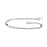 5ctw Lab Grown Diamond Seamless Tennis Bracelet, 7.25