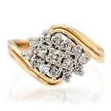 Diamond Cluster Ring