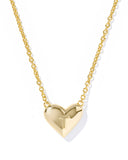Kendra Scott Heart Letter T Gold Ivory Mother of Pearl Short Pendant Necklace