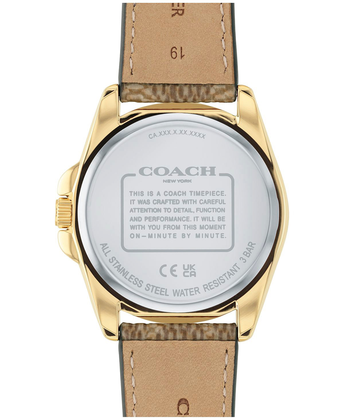 Coach Greyson Quartz Watch, Brown