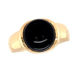 Onyx Cabochon Ring