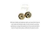 Pieces of Me - SASSY Gold Post Earrings