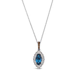 Le Vian® Pendant featuring Deep Sea Blue Topaz™