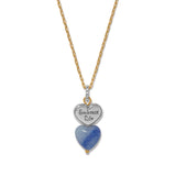 Brighton One Heart Duo Heart Petite Necklace