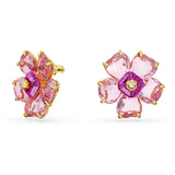 Swarovski Florere Stud Earrings Flower, Pink