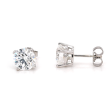 Lab Grown Diamond Stud Earrings, 3ctw
