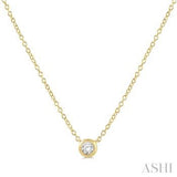 Petite Stud Diamond Pendant