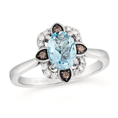 Le Vian® Ring featuring Sea Blue Aquamarine®