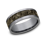 THE STUD - Tantalum & Bronze Wedding Band