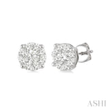 1/3ctw Lovebright Diamond Stud Earrings