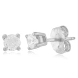 .25ctw Round CZ Stud Earrings