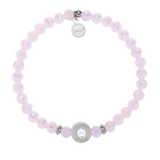 Mama Collection: Pink Crystal with Mama CZ Bead Charity Bracelet