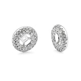 Diamond Double Halo Earring Jackets