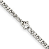 Stainless Steel 4mm Curb Chain, 30"