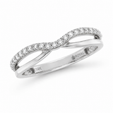 Diamond Split Shank Ring Wrap