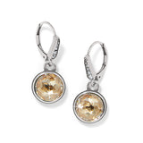 Brighton Meridian Aurora Leverback Earrings, Golden Shadow