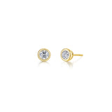 Lafonn April Bezel Birthstone Earrings