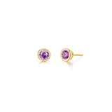 Lafonn June Bezel Birthstone Earrings