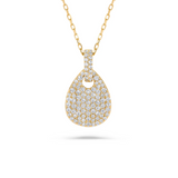 Diamond Pave Teardrop Pendant