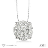 1/4 ctw Lovebright Essential Solitaire Diamond Pendant