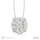 1/4 ctw Lovebright Essential Solitaire Diamond Pendant
