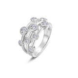 Lafonn Bubble Cluster Bezel Ring, Size 8