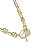 Kendra Scott Elisa Toggle Gold Link and Chain Necklace