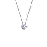 Lafonn 0.85ctw Round Solitaire Necklace