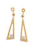 Diamond Geometric Earring Enhancers