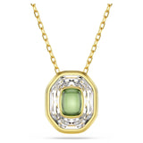 Swarovski Chroma Pendant, Gold/Green