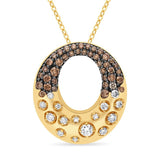 Le Vian® 14K Honey Gold™ 1/2 CTW Chocolate Diamonds® & 1/4 CTW Nude Diamonds™ Pendant