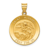 St. Michael Gold Pendant