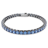 Swarovski Matrix Tennis Bracelet, Black/Blue, Medium