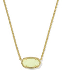 Kendra Scott Elisa Gold Boo Short Pendant Necklace