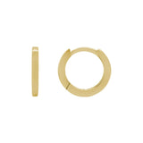 Gold 11mm Huggie Hoop Earrings