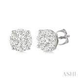 1/2ctw Diamond Lovebright Stud Earrings