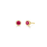 Lafonn July Bezel Birthstone Earrings