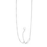 Silver 1mm Box Chain, Adjustable