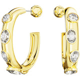 Swarovski Dextera Hoop Earrings, Gold