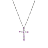 Kelly Waters July Birthstone Cross Pendant
