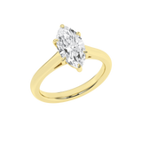 2ct Marquise Lab Grown Diamond Solitaire Engagement Ring
