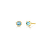 Lafonn December Bezel Birthstone Earrings
