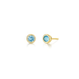 Lafonn December Bezel Birthstone Earrings