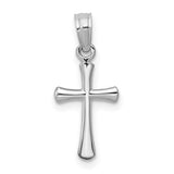 White Gold Cross Pendant