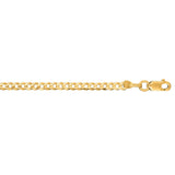 Yellow Gold 2.8mm Curb Chain, 20"