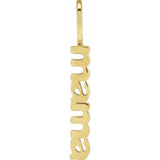 Gold Vertical "Mama" Charm/Pendant